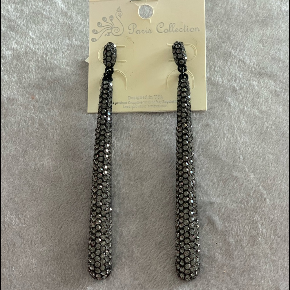 Rhinestone Drop Earrings